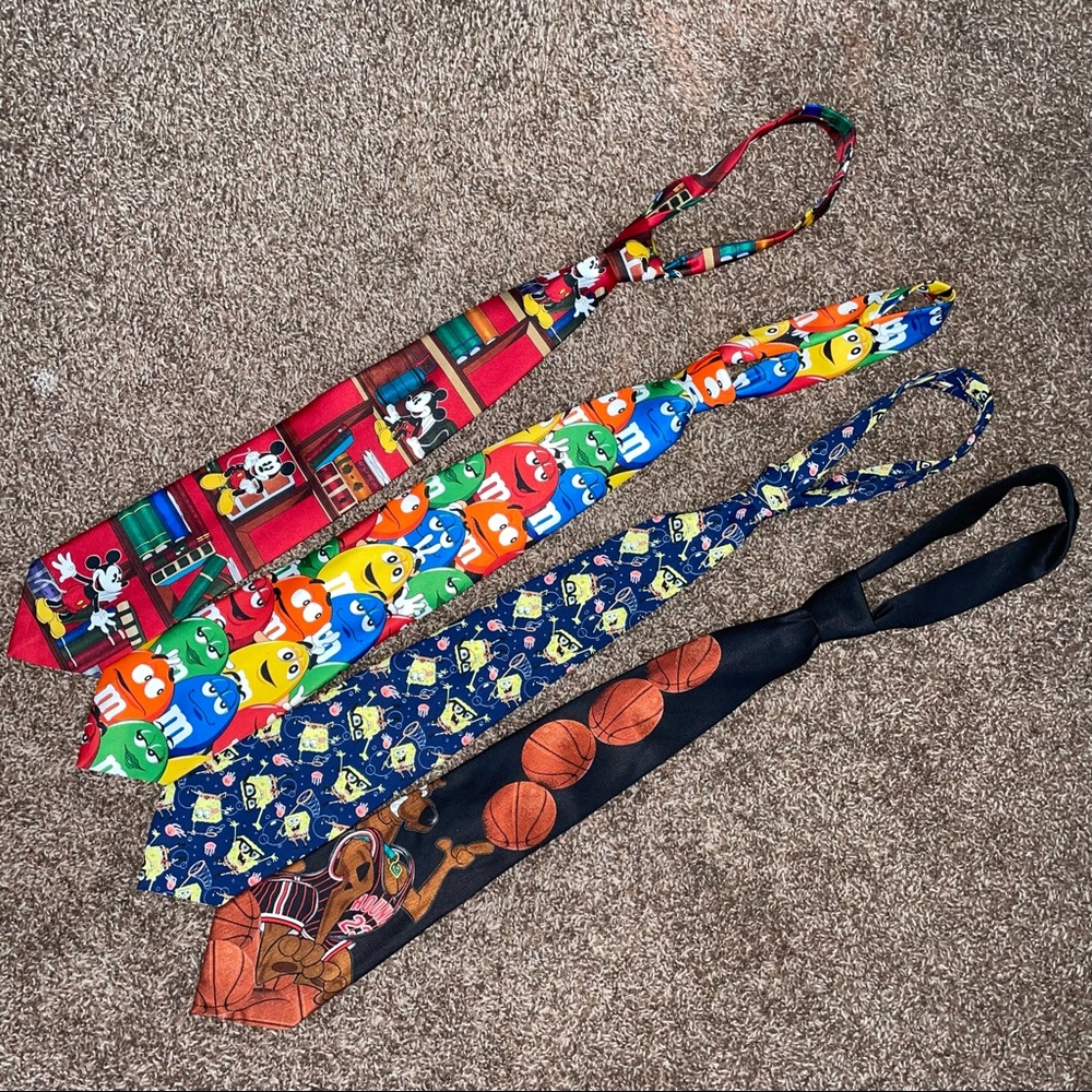 Cartoon Character Tie Bundle !!